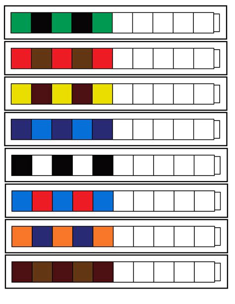 A Child's Place: Patterning With Unifix Cubes | Math patterns, Pattern ...