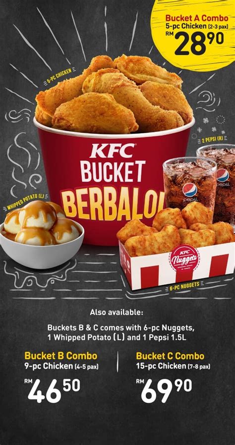 kfc bucket price malaysia