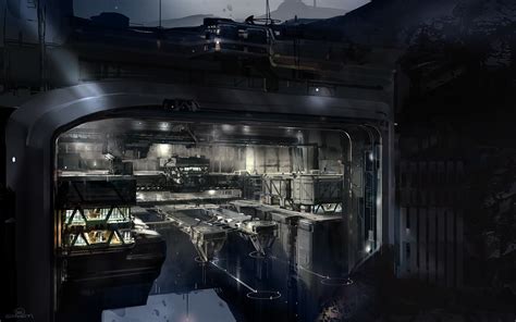 ArtStation - Halo 4 - space station entrance