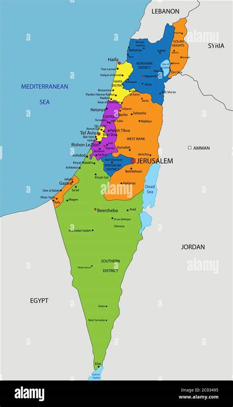 Mapas Politico De Israel | Images and Photos finder