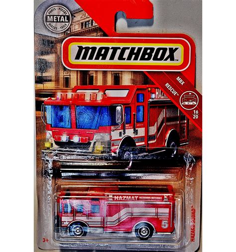 Toys & Hobbies 2019 Matchbox Hazard Squad Rescue Hazmat Fire Truck Red X310 ...