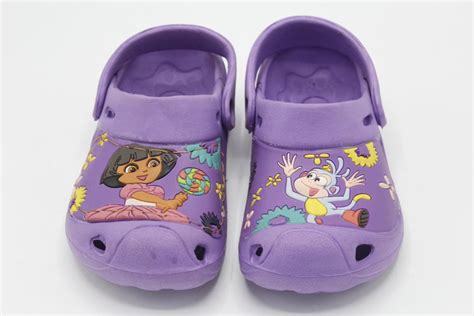 Dora Crocs Shoes Purple, Pink for 4 to 6 Years Girls – Kids Care