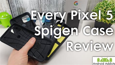 Every Google Pixel 5 Spigen Case Reviewed (Liquid Air, Tough/Rugged Armor + more) - YouTube