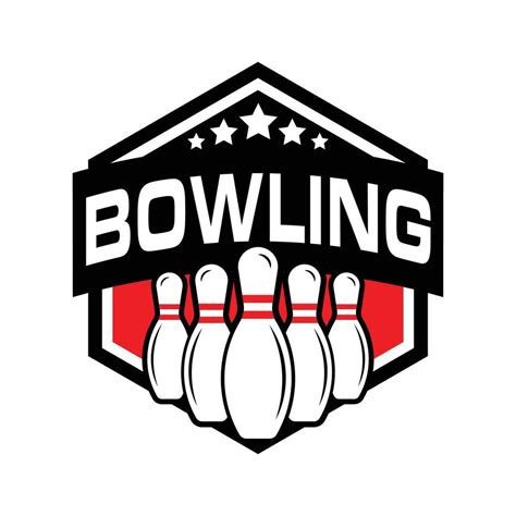 bowling logo design, sports logo 8572917 Vector Art at Vecteezy