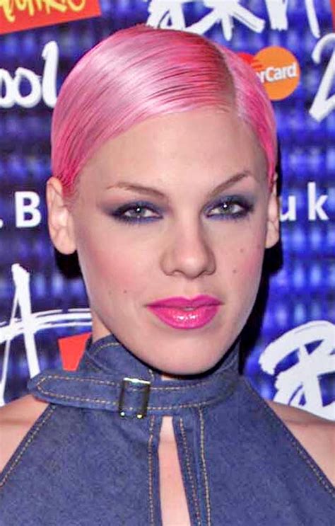 Pink from Stars With Pink Hair | E! News