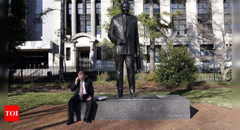 Harry F Byrd Statue: Virginia removes segregationist's statue from ...