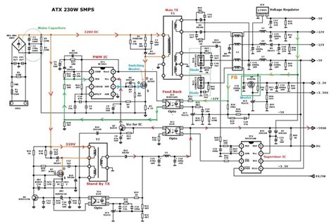 Pc Power Supply Schematic Diagram Pdf