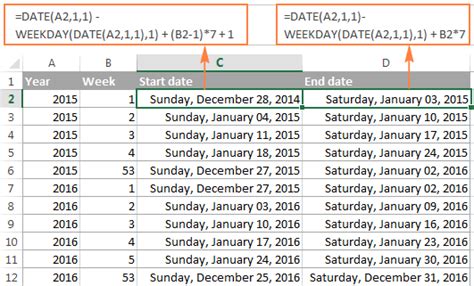 Excel Weeknum function: converter the number of the week and vice versa (2023)