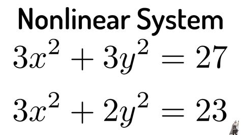 Examples Of Nonlinear Equations