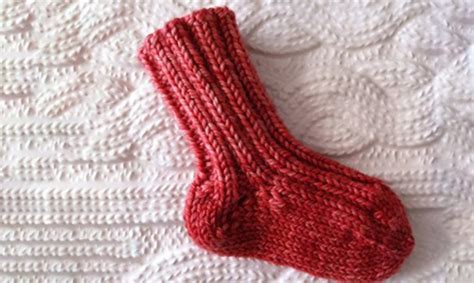 Pattern for Knitting Baby Sock on Circular Needles | Knitting Things