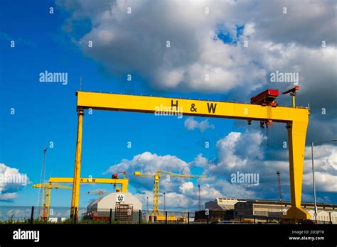 Harland and Wolff cranes Belfast Stock Photo - Alamy