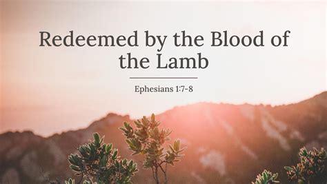 Redeemed by the Blood of the Lamb - Logos Sermons