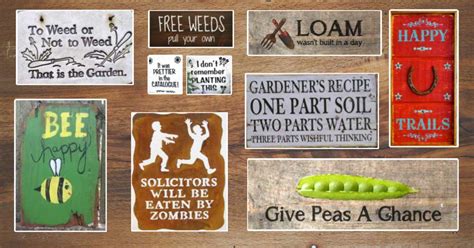 40 Funny Cute Sarcastic and Sentimental Garden Signs | Empress of Dirt