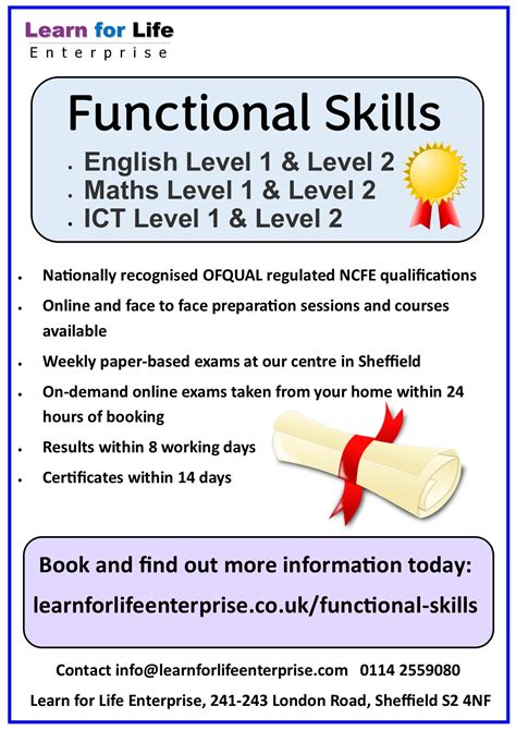 Book your Functional Skills Exam | Learn For Life Enterprise