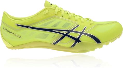 ASICS Sonicsprint Elite Running Spikes - 10.5 Yellow: Amazon.co.uk ...