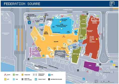 fed-square-map.jpg (2339×1654) | Wayfinding design, East melbourne, Wayfinding