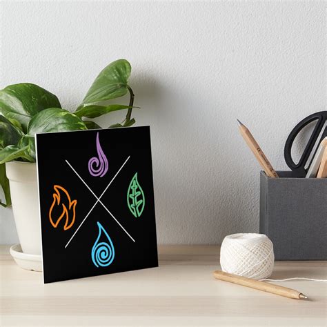 "the 4 natural elements" Art Board Print for Sale by sami123456 | Redbubble