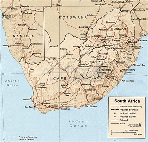 South Africa Map