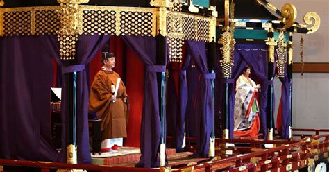 Emperor Naruhito ascends Japanese throne at ceremony in Tokyo’s ...