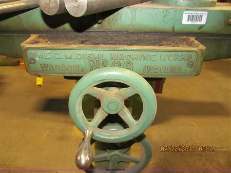 GM Diehl Machine Works No.68 grinding machine on pedestal in Des Moines ...