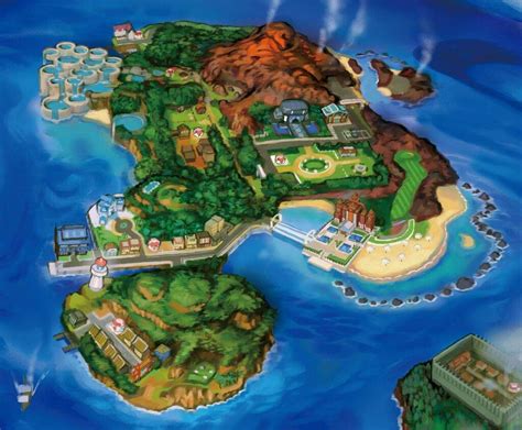 An updated analysis of Alola's map. | Pokémon Amino