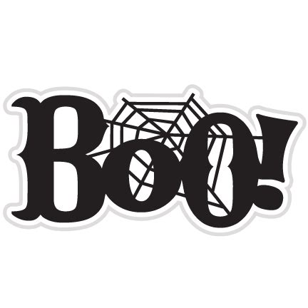 Boo! SVG scrapbook title ghost svg file halloween svg cut file ...