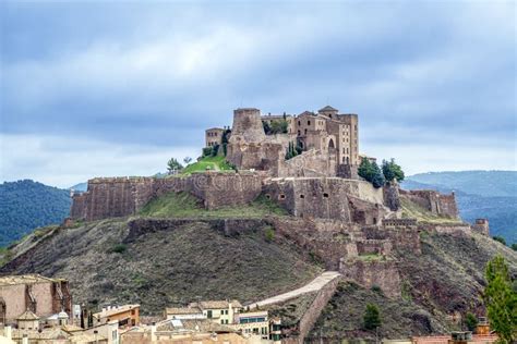 Cardona Castle Medieval Castle in Catalonia. Stock Image - Image of background, fortress: 38692575