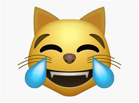 Transparent Laughter Clipart - Laughing Cat Emoji, HD Png Download , Transparent Png Image - PNGitem