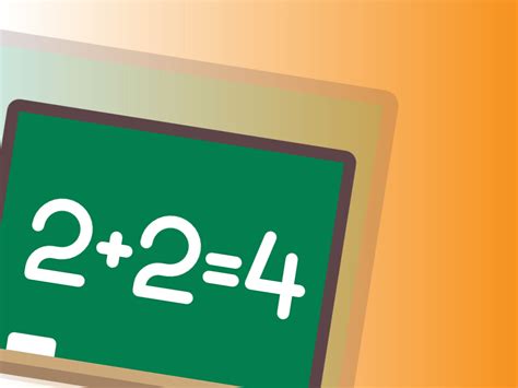 Math Board Powerpoint Templates - Border & Frames, Education, Orange Backgrounds