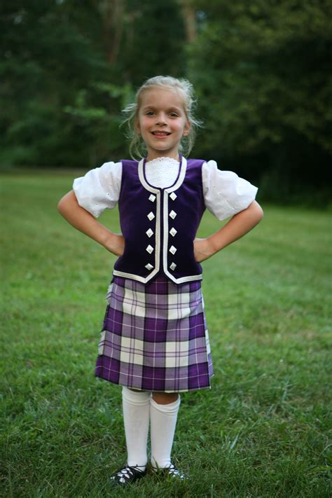 Kilt with purple vest & white socks #menzies #purple #tartan | Scottish clothing, Highland dance ...