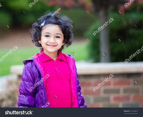 Outdoor Portrait Smiling Toddler Girl Stock Photo 136168019 | Shutterstock