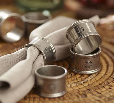 Pewter Napkin Ring - Pottery Barn Australia