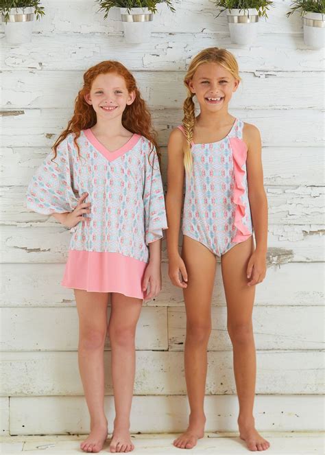 Bunglo Beach Swim Suit and Cover Up Set | Swimwear girls, Kids swimwear ...