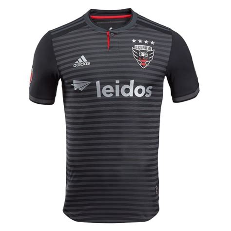 adidas DC United Authentic Home Jersey 2018 | Dc united, World soccer ...