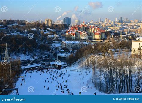 Winter in Kiev editorial image. Image of season, ukraine - 65599880