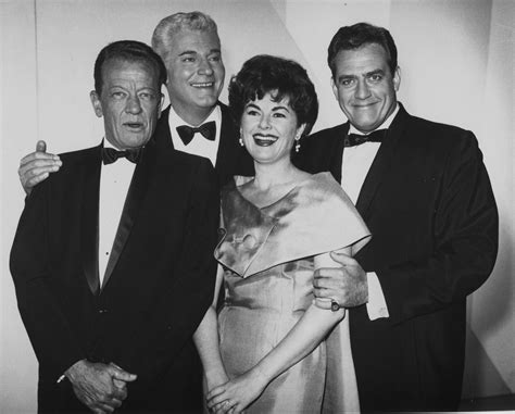 William Talman, William Hopper, Barbara Hale, & Raymond Burr. 1965 ...