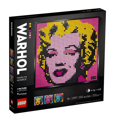 Lego Art Andy Warhol’S Marilyn Monroe Set 31197 | Harrods ES