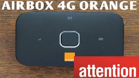 AIRBOX 4G ORANGE attention - YouTube