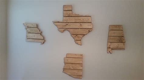 Custom Made Usa Map Wooden Wall Art by Compass Woodworking | CustomMade.com