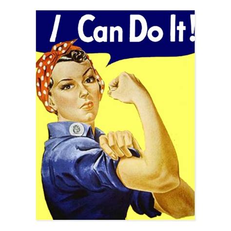 Rosie Riveter - I Can Do It Glenn Beck Poster Postcard | Zazzle