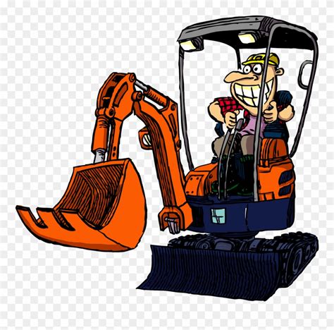 Cartoon Excavator Operator Clipart (#180703) - PinClipart