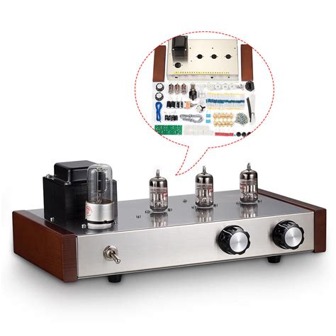 HiFi 12AX7 Vacuum Tube Preamp DIY KIT Stereo Home Desktop Audio ...