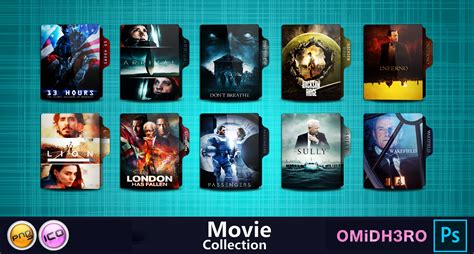 Movies [2016] Folder Icon Pack by OMiDH3RO on DeviantArt