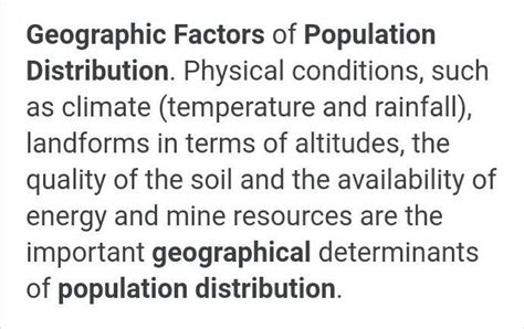 💌 Factors of population distribution. Distribution Of Population. 2022-11-07