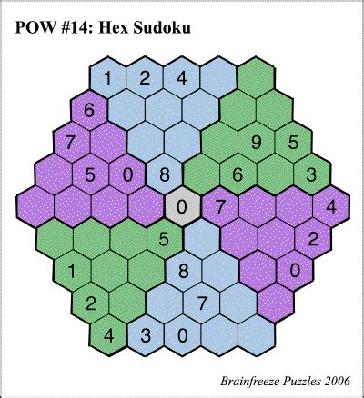 POW #14: Hex Sudoku