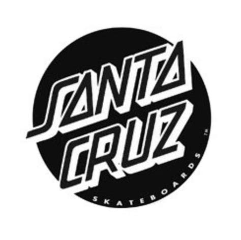 Santa Cruz Logo Stickers | Skateboard Art Design