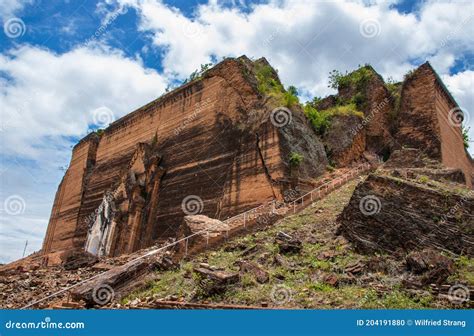 Mingun Pagoda in Mingun Near Mandalay Myanmar Burma Asia Stock Photo - Image of amazing ...