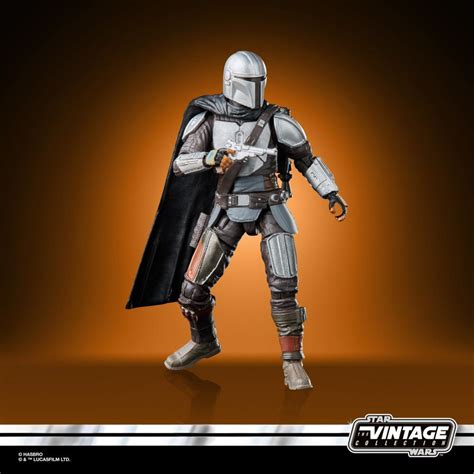 Star Wars The Vintage Collection The Mandalorian Toy, 3.75-Inch-Scale The Mandalorian Figure for ...