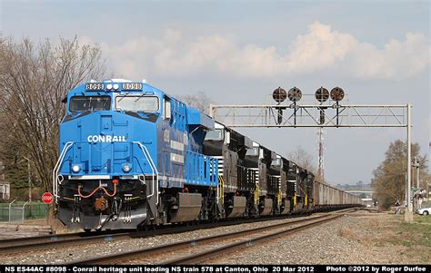 NS GE ES44AC #8098 Conrail Heritage Unit Photo Page