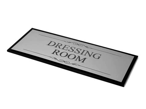 Dressing Room Door Sign Adhesive Plaque - Etsy